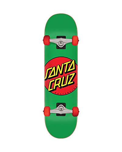 Santa Cruz Classic Dot 7.8" compleet Skateboard Green Red