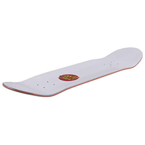 Santa Cruz Skateboard Deck Screaming Hand Taper Tip - 8.25 Inch Blanco (Default, Blanco)
