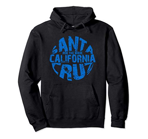 Santa Cruz vintage retro Surfboard Summer and weekend Sudadera con Capucha