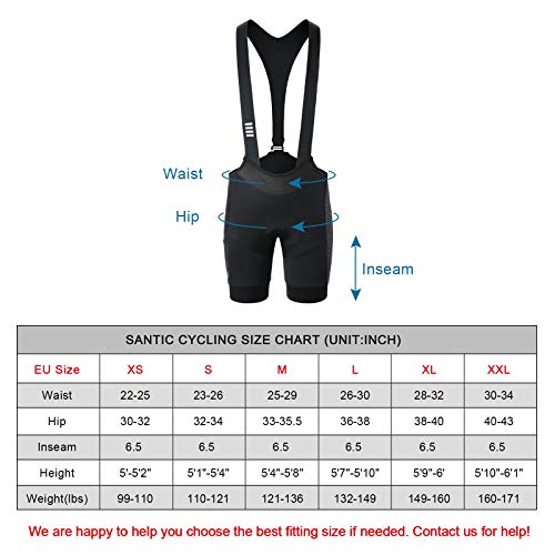 Santic Culote Bicicleta Mujer Acolchado Culotte Ciclismo Mujer Gel Pantalones Cortos Ciclismo EU M