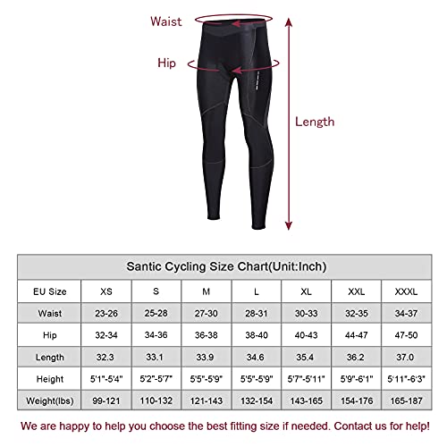 Santic Culote Ciclismo Mujer Culote Bicicleta Pantalones Largos de Ciclismo/Bicicleta/MTB con Badana para Mujeres EU M