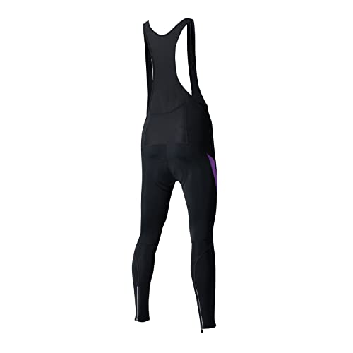 Santic Culote Ciclismo Mujer Largo Culote Bicicleta Montaña/MTB con Badana con Tirante con Bolsillo Morado EU M
