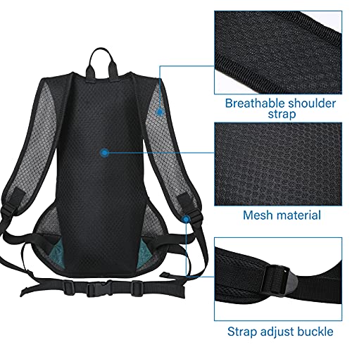 Santic Mochila Ciclismo 15L MTB Montaña Mochila Bicicleta Montaña/Carretera Pequeña Verde