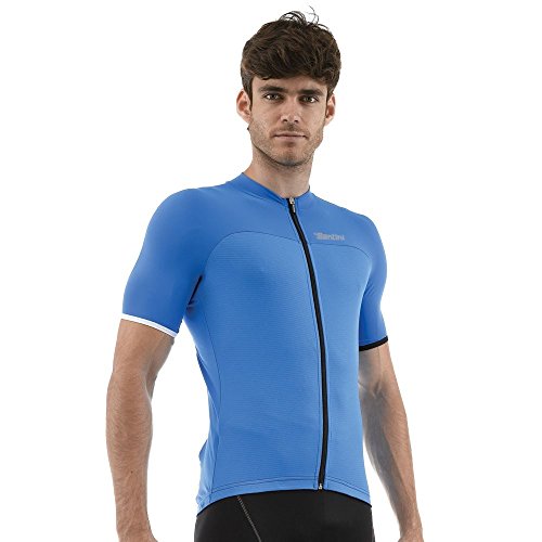 Santini 365 - Maillot, Talla M, Color Azul