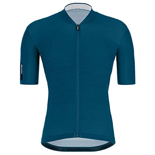 Santini Maillot m/c Color Turquesa T.M