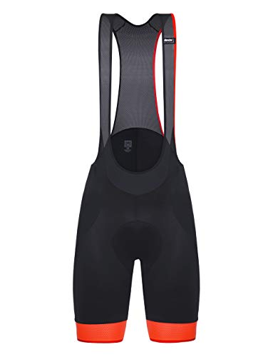 Santini Scatto - Pantalón Corto para Hombre, Hombre, Pantalones Cortos, S91075GITSCATT, Arancio Fluo, S