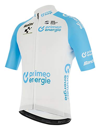 Santini – Tour de Suiza – Best Young Rider, Camiseta de Manga Corta para Hombre, Hombre, RE94275C9TDS, Bianco, S