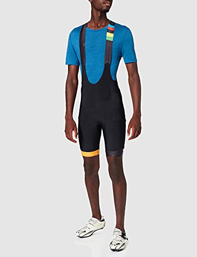 Santini UCI Eyes Pantalones Cortos, Hombre, Multicolor, S