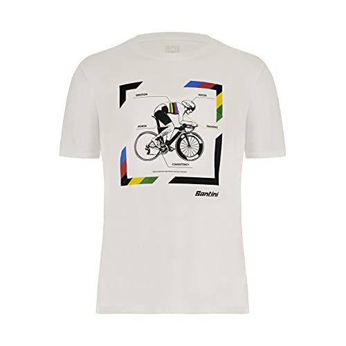SANTINI UCI Road Short Sleeve T-Shirt M