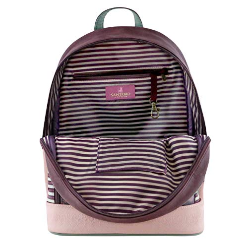 SANTORO GORJUSS 1023GJ02, Mochila Grande Little Wings para Mujer, Violeta, 25,5cm x 31cm x 10cm