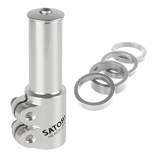 Satori - Adaptador Ajustable en Altura para potencias Ahead Plata High Polished Anodized Silver Talla:Talla única