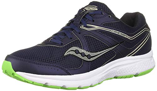 Saucony Cohesion 11, Zapatillas de Deporte Hombre, Azul (Nvy/SLM 1), 40 EU