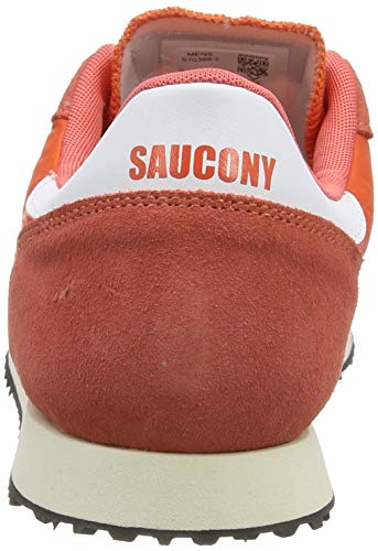 Saucony DXN Trainer Vintage, Zapatillas Hombre, Naranja (Org/Wht 2), 40 EU