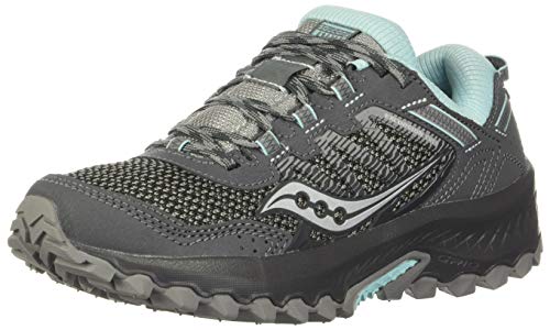 Saucony Excursion TR 13 Charcoal/Blue, Zapatillas de Atletismo Mujer, 39 EU