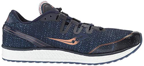 Saucony Freedom ISO, Zapatillas de Deporte Hombre, Azul (Nvy/Den/Copa 30), 44 EU