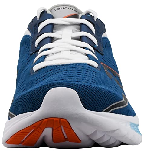 Saucony Kinvara 11 Zapatillas de Carretera o de Atletismo Intermedio con Soporte Neutro para Hombre Azul Blanco 48 EU