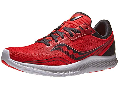 Saucony Kinvara 11, Zapatillas para Correr Hombre, Red/Black, 44.5 EU