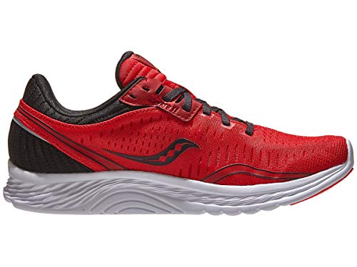 Saucony Kinvara 11, Zapatillas para Correr Hombre, Red/Black, 44.5 EU