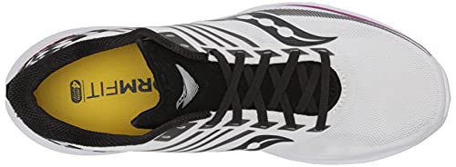 Saucony Kinvara 12 Zapatillas de Carretera para Mujer Blanco Negro 40 EU