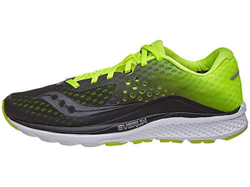 Saucony Kinvara 8, Zapatillas de Running Hombre, (Negro/Limón Amarillo/Blanco), 44.5 EU