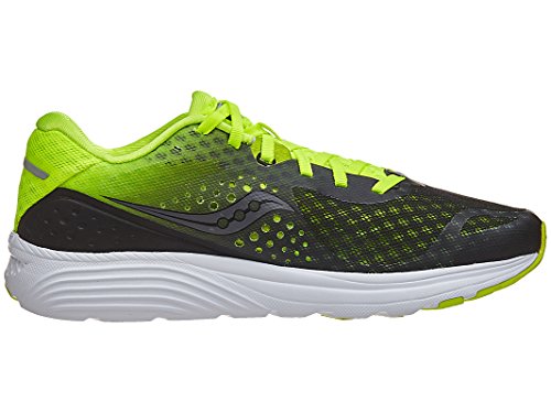 Saucony Kinvara 8, Zapatillas de Running Hombre, (Negro/Limón Amarillo/Blanco), 44.5 EU