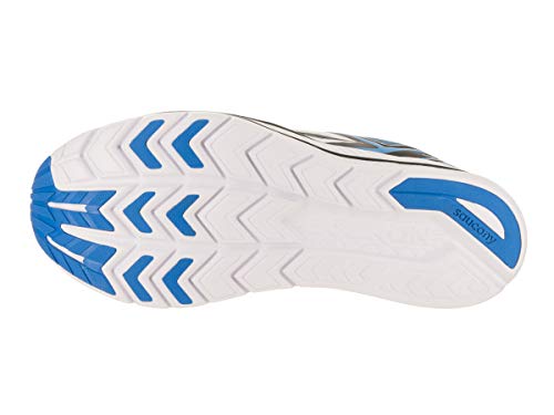 Saucony Kinvara 9, Zapatillas de Deporte Hombre, Blanco (Wht/BLU/Blk 2), 44 EU