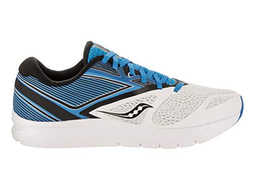 Saucony Kinvara 9, Zapatillas de Deporte Hombre, Blanco (Wht/BLU/Blk 2), 44 EU