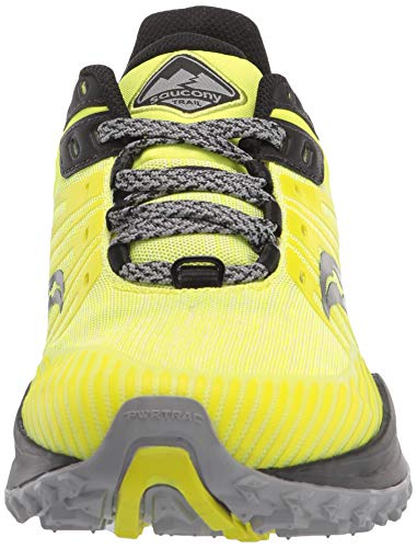 Saucony Men's Mad River TR2 Trail Running Shoe, Citrus/Black, 10