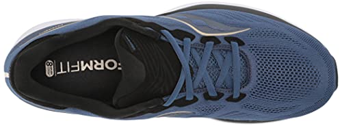 Saucony Men's Ride 14 Running Shoe, Storm/Frost, Numeric_13