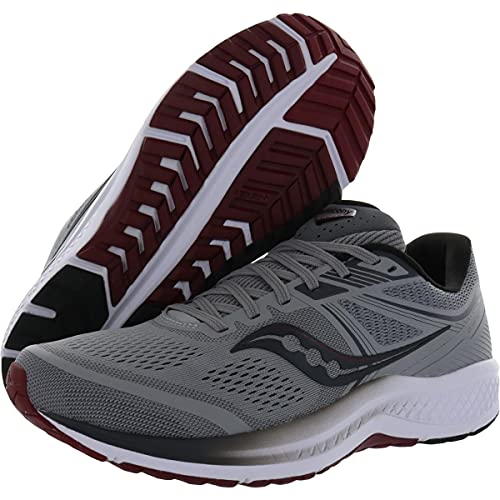 Saucony Men's S20570-30 Omni 19 Running Shoe, Alloy | Brick - 8.5, M US