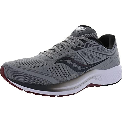 Saucony Men's S20570-30 Omni 19 Running Shoe, Alloy | Brick - 8.5, M US