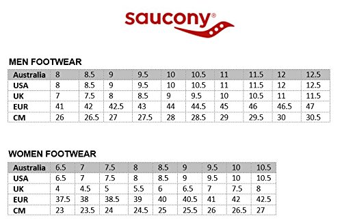 Saucony Omni 16, Zapatillas de Deporte Mujer, Gris (Gry/Viz Red/Blk 5), 40.5 EU