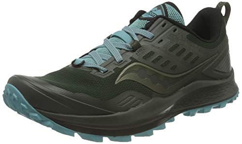 Saucony Peregrine 10, Zapatillas para Carreras de montaña Hombre, Pine/Marine, 39 EU