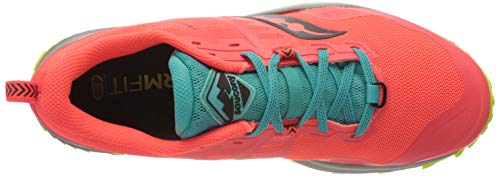 Saucony Peregrine 10, Zapatillas para Carreras de montaña Hombre, Vizired/Citron, 40 EU