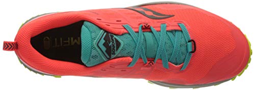 Saucony Peregrine 10, Zapatillas para Carreras de montaña Hombre, Vizired/Citron, 42 EU