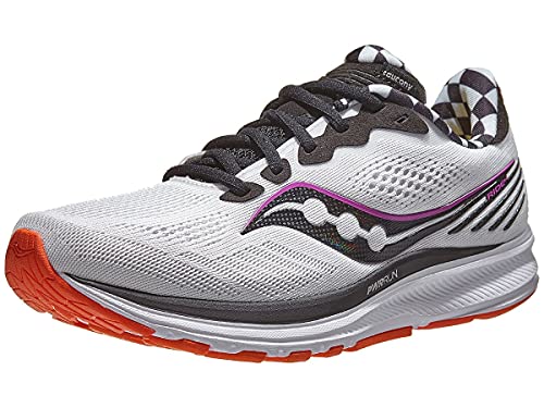 SAUCONY Ride 14 Zapatillas de Carretera para Mujer Blanco 38.5 EU