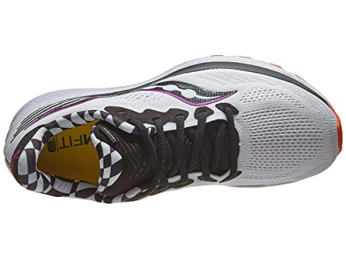 SAUCONY Ride 14 Zapatillas de Carretera para Mujer Blanco 38.5 EU