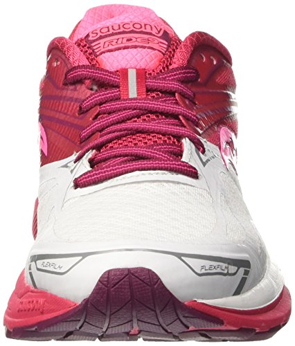 Saucony Ride 9, Zapatillas de Running Mujer, (Rosa/Blanko/Baya Rojo), 37.5 EU