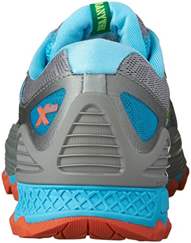 Saucony S10325-1, Zapatillas de Running Mujer, (Gris/Azulado/Najanja/Verde), 37.5 EU