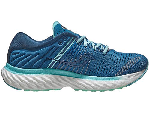 Saucony Triumph 17 Blue/Aqua, Zapatillas de Atletismo Mujer, 37.5 EU