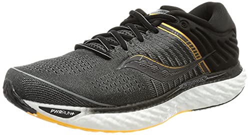 Saucony Triumph 17, Zapatillas Hombre, Negro Gris Black Gray, 41 EU