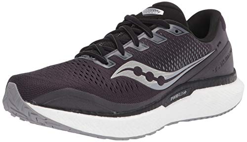 Saucony Triumph 18, Zapatillas para Carreras de montaña Hombre, Charcoal/White, 42.5 EU