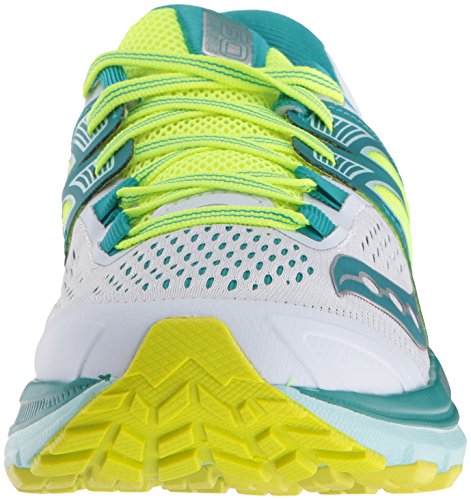 Saucony Triumph ISO 3, Zapatillas de Running Hombre, (Verde Azulado/Blanco/Limón Amarillo), 38 EU