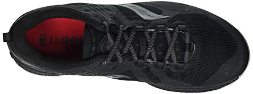 Saucony Xodus 10 Black, Zapatillas para Carreras de montaña Hombre, Noir Noir Mat, 42 EU