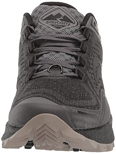 Saucony Xodus 11, Zapatillas para Carreras de montaa Hombre, Negro, 42.5 EU