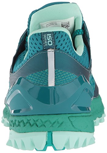 Saucony Xodus ISO 3, Zapatillas de Entrenamiento Mujer, Verde (Green/Aqua 035), 36 EU