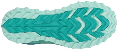 Saucony Xodus ISO 3, Zapatillas de Entrenamiento Mujer, Verde (Green/Aqua 035), 36 EU