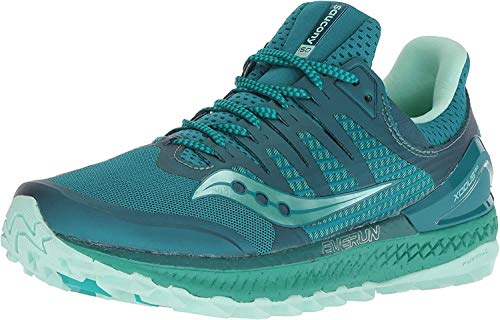 Saucony Xodus ISO 3, Zapatillas de Entrenamiento Mujer, Verde (Green/Aqua 035), 36 EU