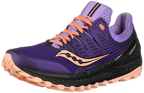 Saucony Xodus ISO 3, Zapatillas de Trail Running Mujer, Morado (Púrpura 37), 36 EU