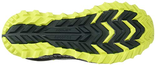 Saucony Xodus ISO 3, Zapatillas Hombre, Verde Amarillo, 43 EU